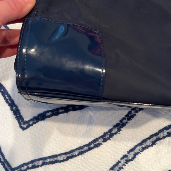 Tory Burch nylon  and patent navy tote - Picture 5 of 10